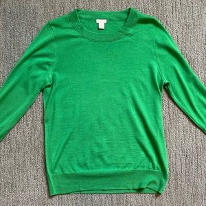Green J. Crew Tippi Sweater